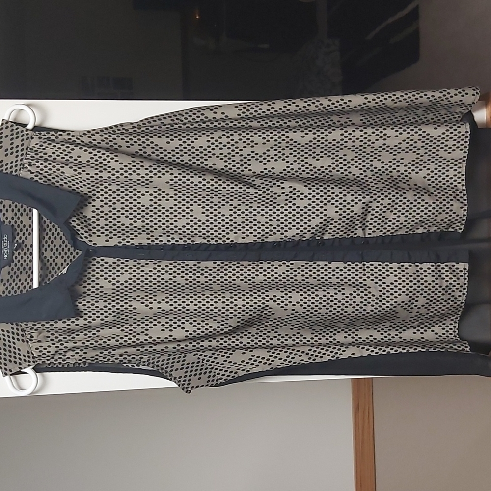 Blouse olive green and black